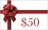 Spa Olivia gift certificates $25, $50 and $100