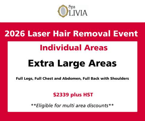 Laser Event 2026: Extra Large Areas | Full Legs, Full Chest and Abdomen, Full Back with Shoulders