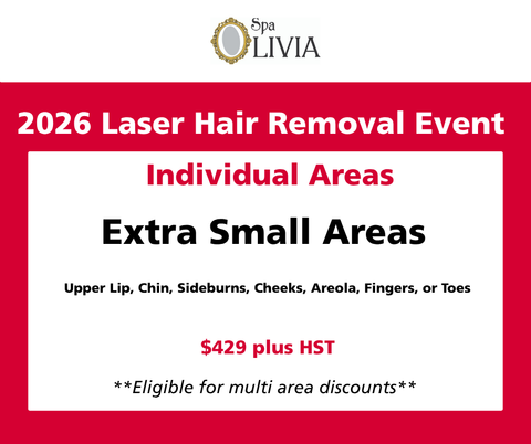 Laser Event 2026: Extra Small Areas | Upper Lip, Chin, Sideburns, Cheeks, Areola, Fingers, or Toes