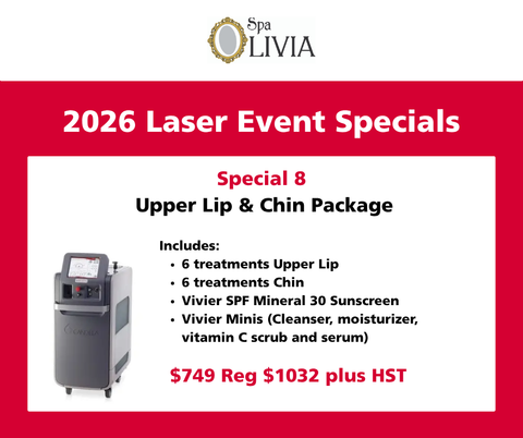 Laser Event Show Special 2026  # 8 Upper Lip AND Chin plus Sunscreen and Vivier Minis