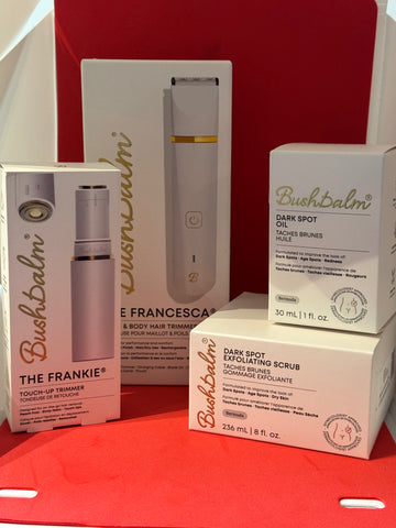 2025  Holiday Gift Ideas - The Bushbalm Totally Smooth Bundle $ 129 reg $181 plus HST