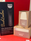 2025 Holiday Gift Ideas: The Francesco Bushbalm Body Hair Trimmer PLUS Bonus Cozy Cashmere Oil and Scrub $99 reg $141 plus HST