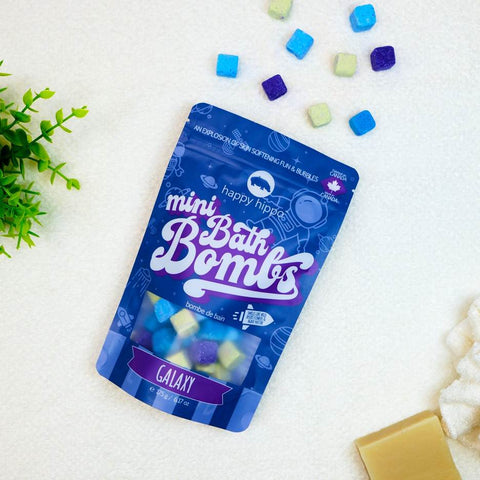 Happy Hippo Mini Bath Bombs Galaxy