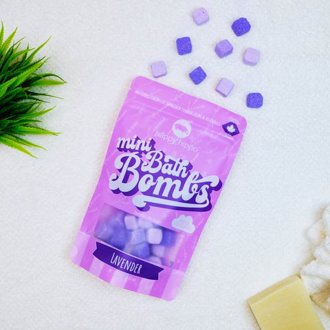 Happy Hippo Mini Bath Bombs Lavender