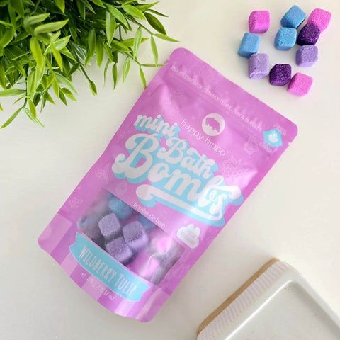 Happy Hippo Mini Bath Bombs Wildberry Tulip