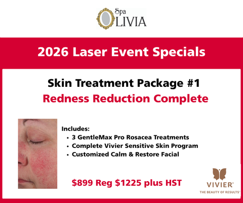 Laser event 2026  GentleMax Pro Show Special #1- Redness Reduction Package $899 reg $1225 plus HST